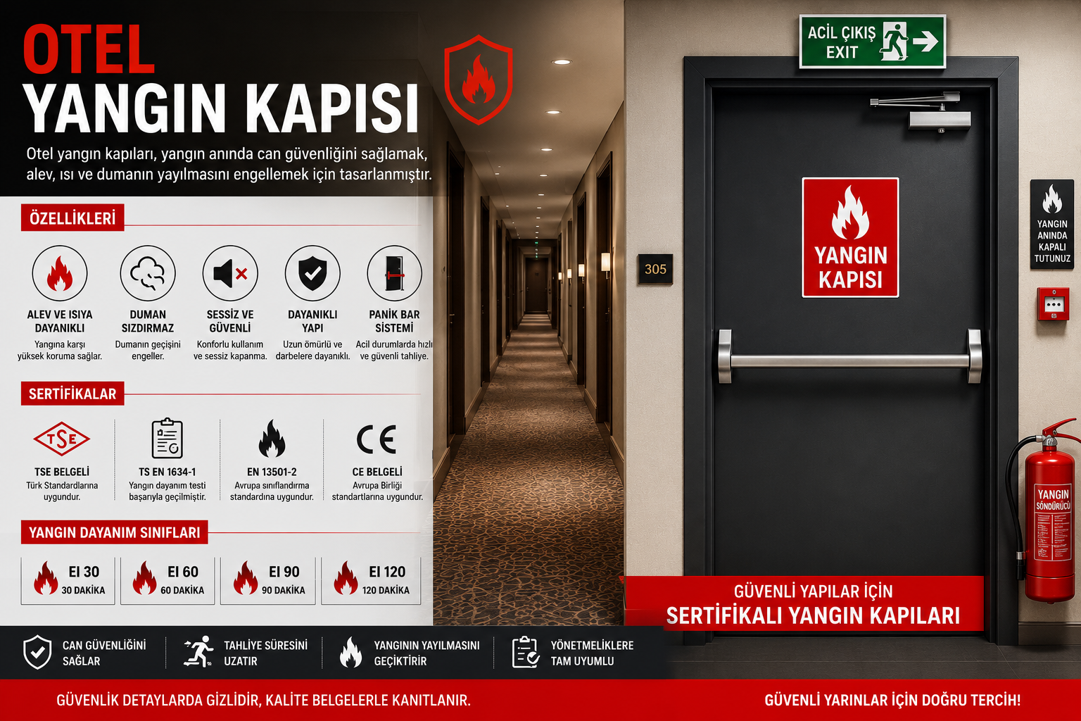 Otel Yangın Kapısı