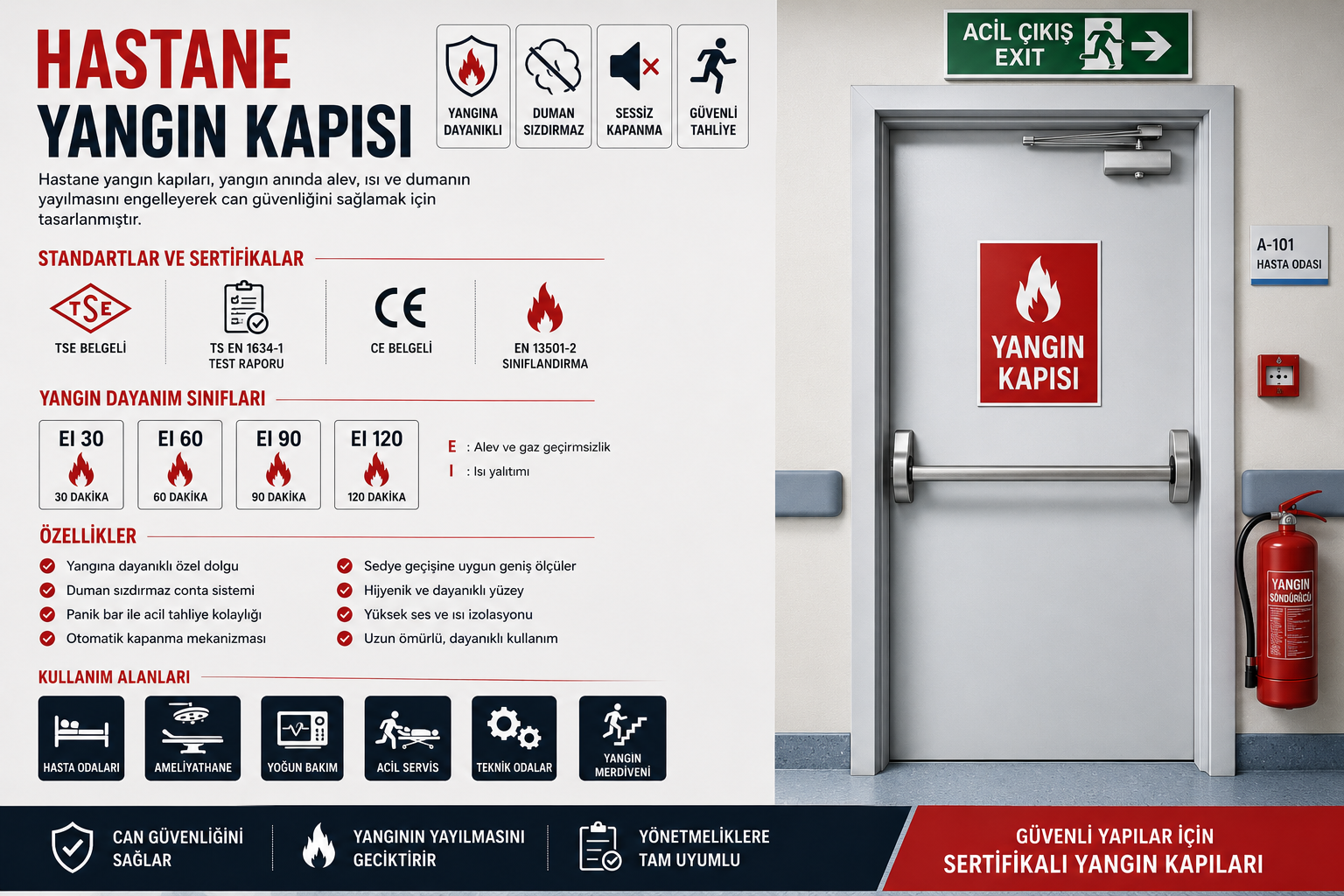 Hastane Yangın Kapısı