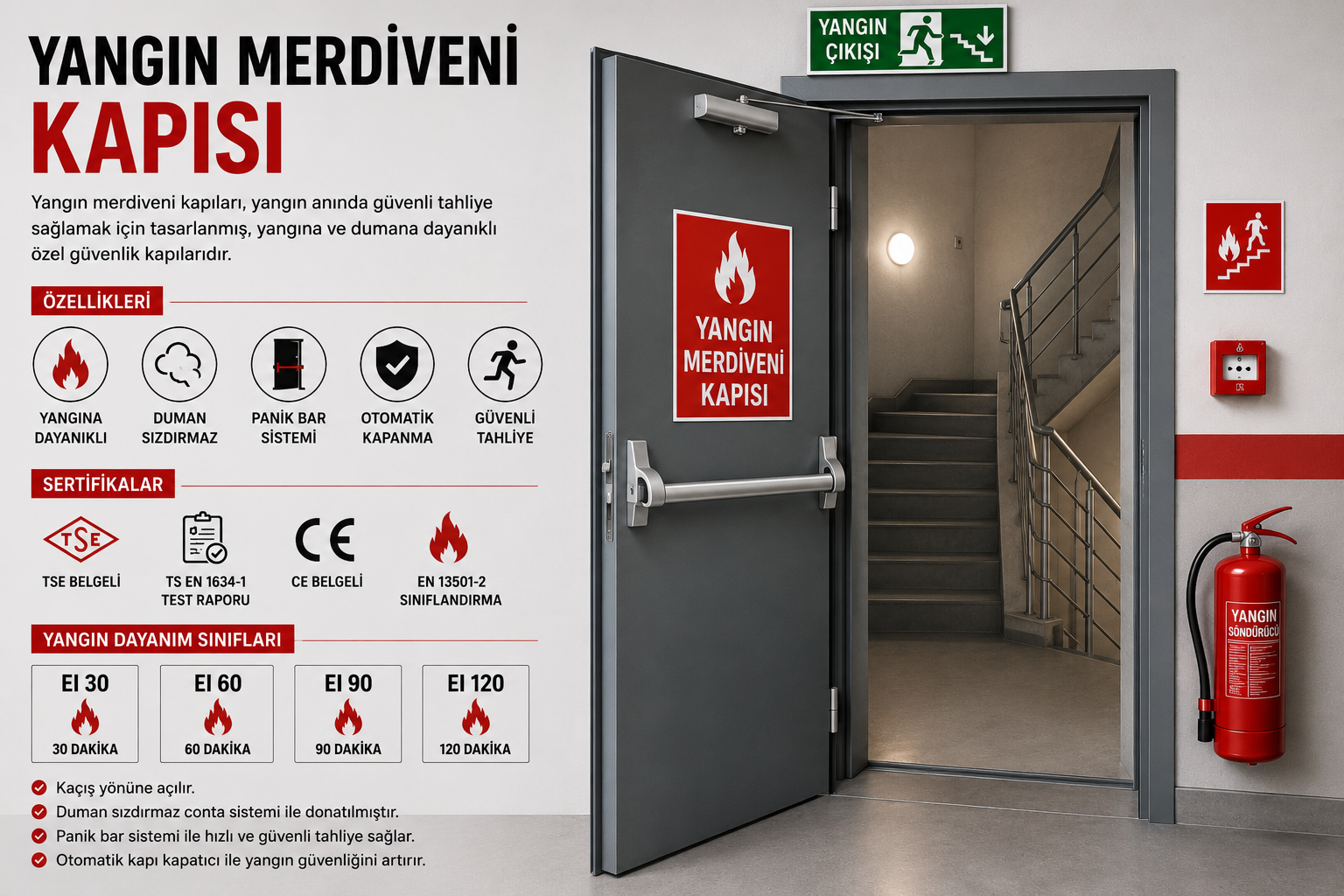 Yangın Merdiveni Kapısı